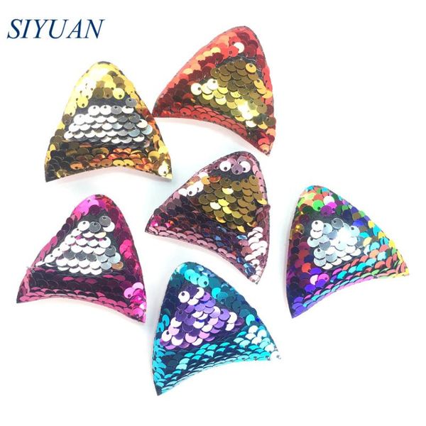60pcs/lot lovely 2.4'' reversible embroidery sequin headwear cat ear hair bow kids headband hairpin diy material th289, Slivery;white
60pcs/lot lovely 2.4'' reversible embroidery sequin headwear cat ear hair bow kids headband hairpin diy material th289, Slivery;white