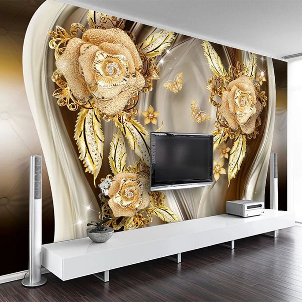 p wallpaper european style 3d stereo golden flower jewelry murals living room tv sofa bedroom home decor papel de parede 3 d
p wallpaper european style 3d stereo golden flower jewelry murals living room tv sofa bedroom home decor papel de parede 3 d
