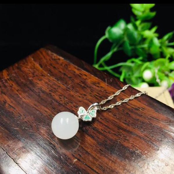 925 silver white хотан jade beads inlay циркон дизайн лаки ожерелье для женщин мужчинам изящных ювелирных изделий сертификат
925 silver white хотан jade beads inlay циркон дизайн лаки ожерелье для женщин мужчинам изящных ювелирных изделий сертификат
