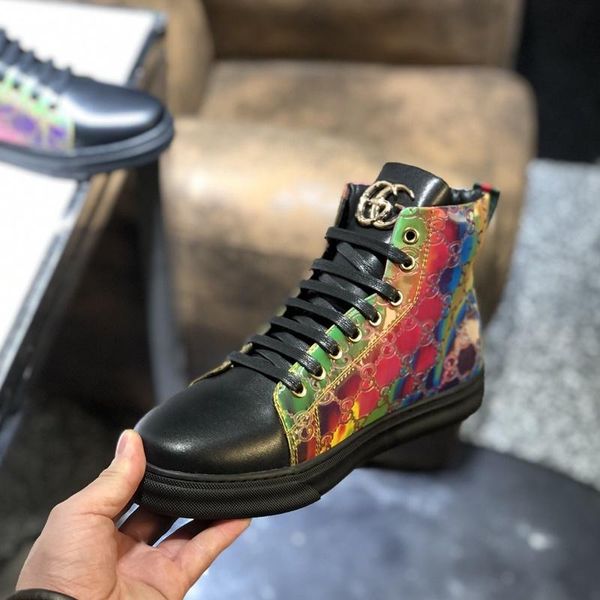 2020 d14 новые тенденции моды высокого top casual мужская обувь, высокого качества комфортный люкс мужская обувь оригинальная упаковка box z, Black
2020 d14 новые тенденции моды высокого top casual мужская обувь, высокого качества комфортный люкс мужская обувь оригинальная упаковка box z, Black