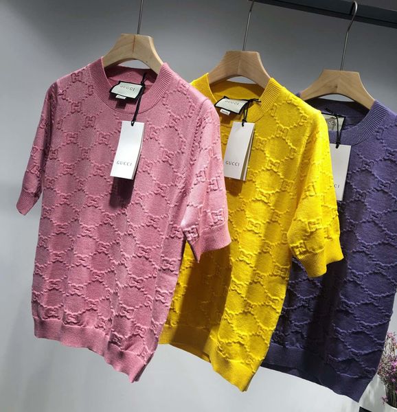 designer women t shirt sweater jumper brand shirts knitting t-shirt casual pullover spring summer tees 20040102l, White
designer women t shirt sweater jumper brand shirts knitting t-shirt casual pullover spring summer tees 20040102l, White