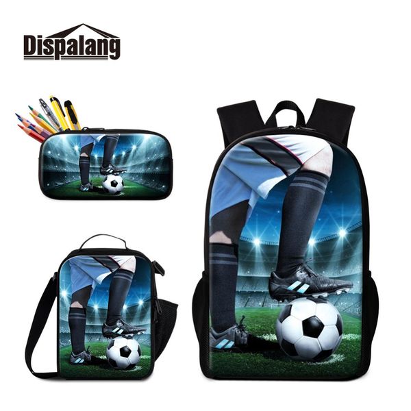 dispalang boys fashion 3 pcs set footballs print lunch box basketballs school backpacks pencil bag for students men cool bagpack
dispalang boys fashion 3 pcs set footballs print lunch box basketballs school backpacks pencil bag for students men cool bagpack