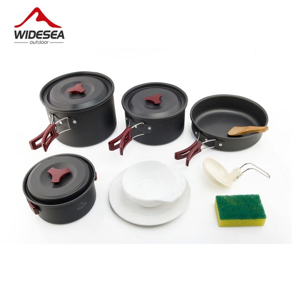 widesea 4-5 pepoles camping cookware travel tableware outdoor cooking set picnic set backpacking bowl pot pan utenils cutlery
widesea 4-5 pepoles camping cookware travel tableware outdoor cooking set picnic set backpacking bowl pot pan utenils cutlery