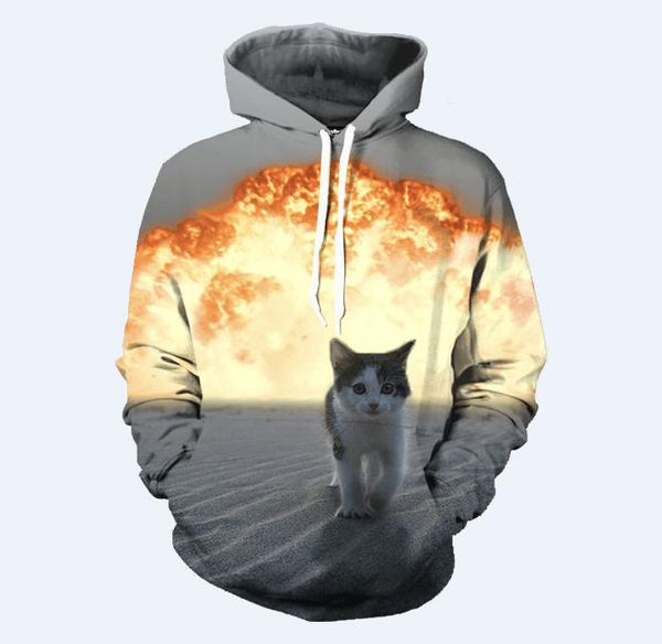 3d flame cat print hooded pocket pullover men's tide hooded men's clothing sweatshirts printing blouse hoodies, Black
3d flame cat print hooded pocket pullover men's tide hooded men's clothing sweatshirts printing blouse hoodies, Black