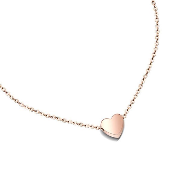 korea cute jewelry stainless steel love heart pendant necklaces fashion trendy style small necklace for women wedding jewelry gifts, Silver
korea cute jewelry stainless steel love heart pendant necklaces fashion trendy style small necklace for women wedding jewelry gifts, Silver