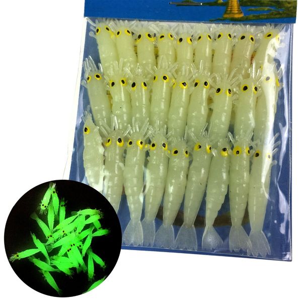 Lures 27Pcs 45mm 0.4g Glow Shrimps Soft Lure Artificial Baits Bass Carp Fishing Luminous Shrimps Soft Plastic Fishing Lures
Lures 27Pcs 45mm 0.4g Glow Shrimps Soft Lure Artificial Baits Bass Carp Fishing Luminous Shrimps Soft Plastic Fishing Lures
