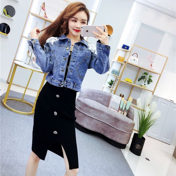 женская корейский стиль сыпучие slim-fit цветочные шитье джинсовой куртки, Black;pink
женская корейский стиль сыпучие slim-fit цветочные шитье джинсовой куртки, Black;pink