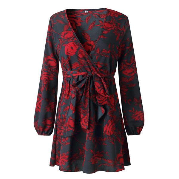 autumn winter women dress ladies party deep v neck casual fashion cocktail printed vestidos de fiesta de noche, Black;gray
autumn winter women dress ladies party deep v neck casual fashion cocktail printed vestidos de fiesta de noche, Black;gray