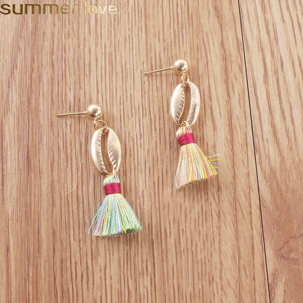 bohemian long drop earrings with shell tassel earrings alloy shell shape gold dangle ear summer beach jewelry for women, Golden
bohemian long drop earrings with shell tassel earrings alloy shell shape gold dangle ear summer beach jewelry for women, Golden