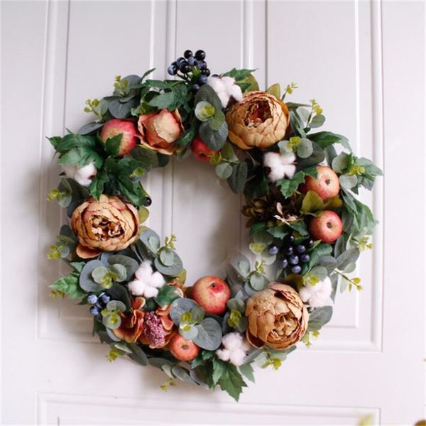 42cm rose peony flowers garland farmhouse autumn decoration artificial flower wreath door wedding decoration silk wreath wiane
42cm rose peony flowers garland farmhouse autumn decoration artificial flower wreath door wedding decoration silk wreath wiane