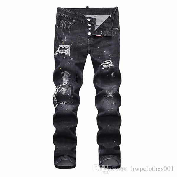 designer jeans mens skinny style high-quality men's jeans mens slim fit make old motorcycle ripped jeans men's designer mens jogge, Blue
designer jeans mens skinny style high-quality men's jeans mens slim fit make old motorcycle ripped jeans men's designer mens jogge, Blue