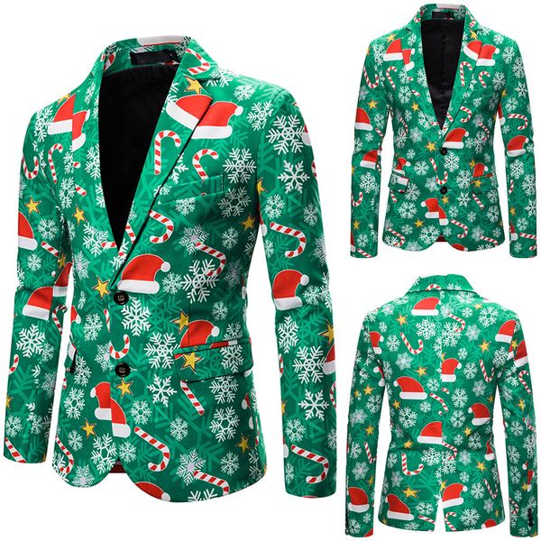 male blazer mens slim fit polyester green blazer suit jacket christmas festival print single breasted blazers masculinol30923, White;black
male blazer mens slim fit polyester green blazer suit jacket christmas festival print single breasted blazers masculinol30923, White;black