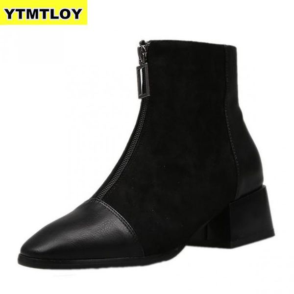 2019 faux suede ankle boots women chunky heeled plush shoe woman chic shoes lady brown chocolate boot zapatos de mujer zip mx200320, Black
2019 faux suede ankle boots women chunky heeled plush shoe woman chic shoes lady brown chocolate boot zapatos de mujer zip mx200320, Black
