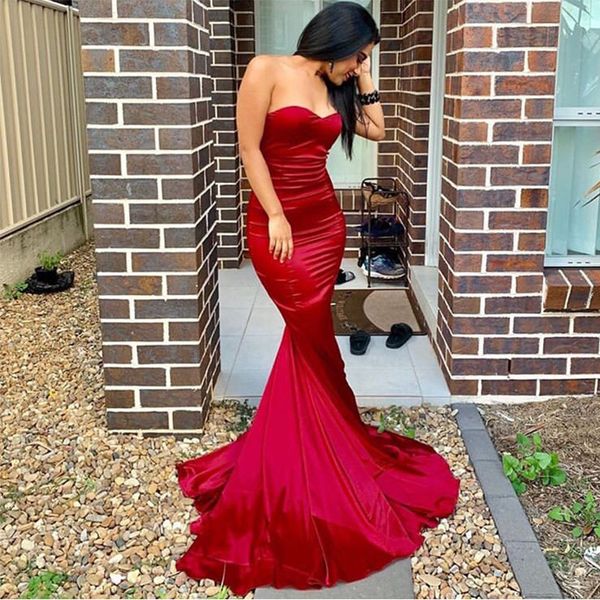 meramid burgundy prom dresses long evening party formal gowns vestido de niova sereia gowns robe de soiree, Black;red
meramid burgundy prom dresses long evening party formal gowns vestido de niova sereia gowns robe de soiree, Black;red