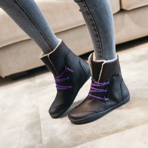 2019 winter boots new warm shoes with fur fashion flat boots round toe booties vintage chelsea furry platform boots, Black
2019 winter boots new warm shoes with fur fashion flat boots round toe booties vintage chelsea furry platform boots, Black