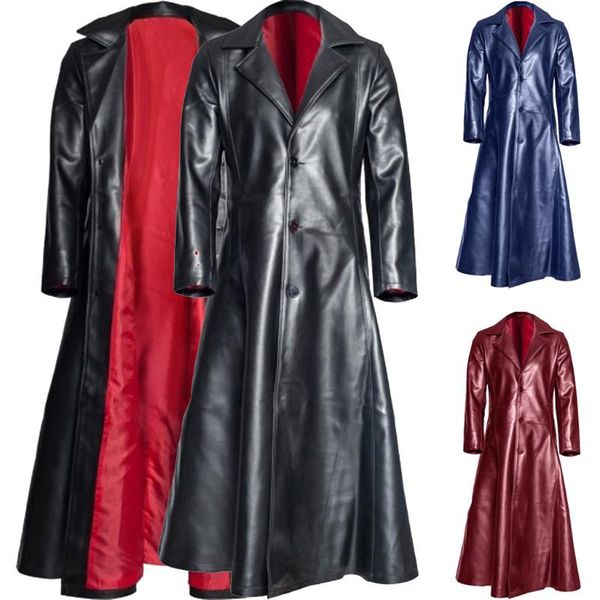 winter coat men long parka retro gothic long motorbike leather coat faux leather jacket s-5xl winter warm plus size g3, Black
winter coat men long parka retro gothic long motorbike leather coat faux leather jacket s-5xl winter warm plus size g3, Black