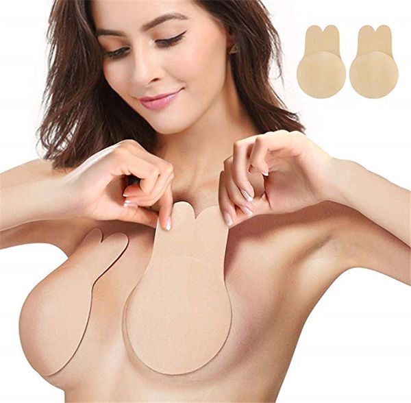 adhesive bra, breast lift tape reusable nippleless covers sticky bra rabbit ear(the latest 2019 version, Blue;gray
adhesive bra, breast lift tape reusable nippleless covers sticky bra rabbit ear(the latest 2019 version, Blue;gray
