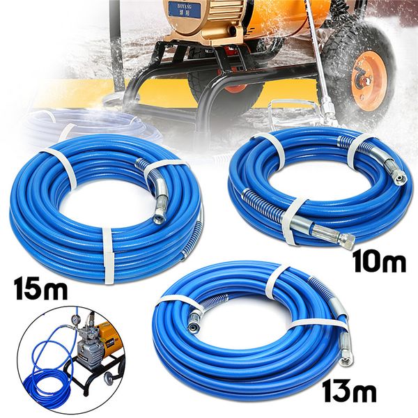 1pc high pressure pipe 10m/13m/15m 5000psi airless paint hose 50' x 1/4" sprayer airless paint hose for spray guns sprayer water