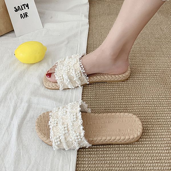 shoes woman's slippers slides string bead shose women shale female beach 2020 flat sabot soft fashion basic, Black
shoes woman's slippers slides string bead shose women shale female beach 2020 flat sabot soft fashion basic, Black