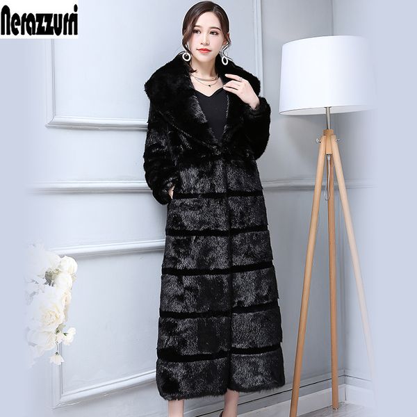 nerazzurri duster faux fur coat women 2019 winter extra long black striped patchwork plus size fake fur overcoat -5xl 6xl 7xl
nerazzurri duster faux fur coat women 2019 winter extra long black striped patchwork plus size fake fur overcoat -5xl 6xl 7xl