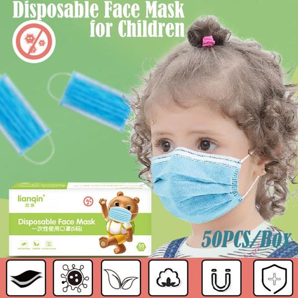 50pcs disposable cartoon mouth covers for children 3 layers non-woven anti-dust face covers earloop breathable in stock, Black
50pcs disposable cartoon mouth covers for children 3 layers non-woven anti-dust face covers earloop breathable in stock, Black