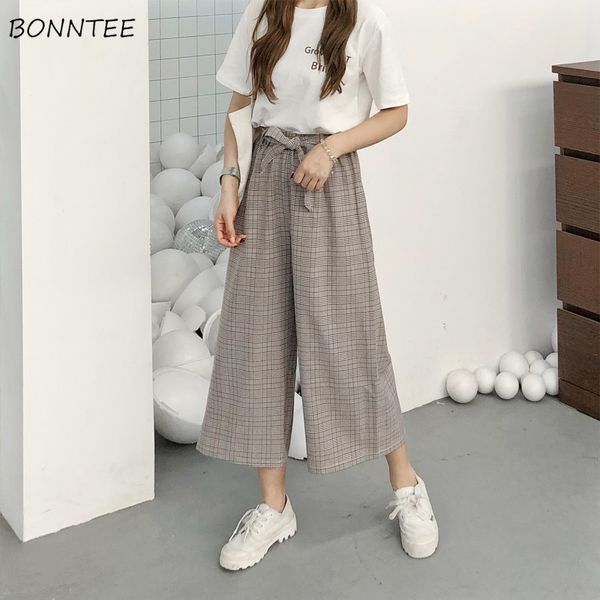 pants women plaid all-match korean style high waist harajuku loose sashes straight womens lovely students trousers female daily, Black;white
pants women plaid all-match korean style high waist harajuku loose sashes straight womens lovely students trousers female daily, Black;white