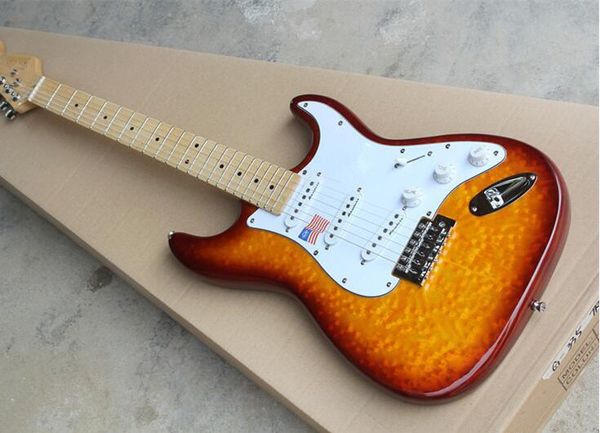 бесплатная доставка cherry sunburst тело электрическая гитара с белой накладкой пикапы, chrome оборудований, предлагая индивидуальные услуги 
бесплатная доставка cherry sunburst тело электрическая гитара с белой накладкой пикапы, chrome оборудований, предлагая индивидуальные услуги