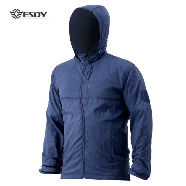 summer men tactical skin jacket waterproof quick dry camouflage hooded thin breathable lightweight sunscreen jacket, Blue;black
summer men tactical skin jacket waterproof quick dry camouflage hooded thin breathable lightweight sunscreen jacket, Blue;black