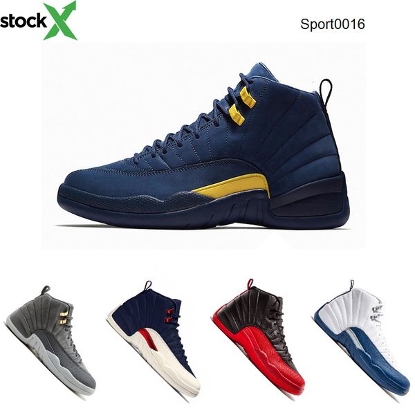 new michigan 12 12s mens basketball shoes college navy dark grey flu game playoffs french blue gym red trainers sports sneakers shoes 8-13, Black
new michigan 12 12s mens basketball shoes college navy dark grey flu game playoffs french blue gym red trainers sports sneakers shoes 8-13, Black