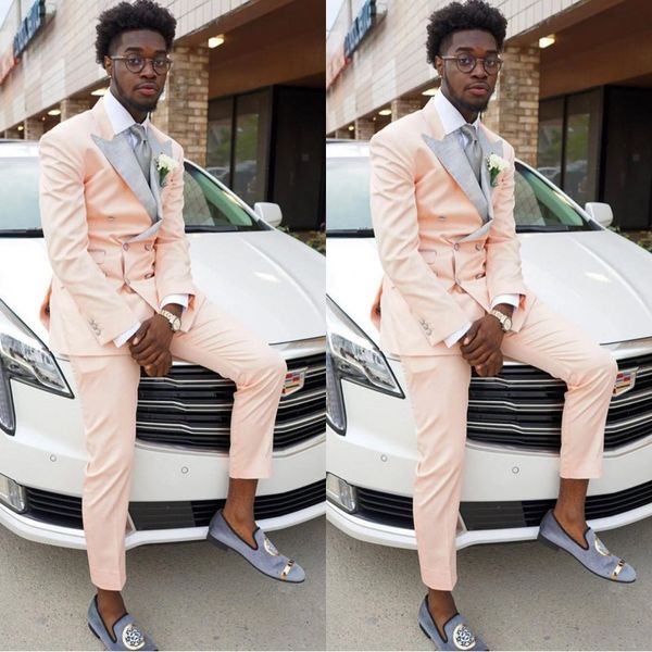 2020 fashion double breasted men's suit for wedding groomsmen suits slim fit 2 pieces wedding tuxedo for man party suits, Black;gray
2020 fashion double breasted men's suit for wedding groomsmen suits slim fit 2 pieces wedding tuxedo for man party suits, Black;gray
