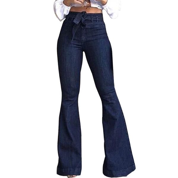adisputent 2020 spring fashion women high waist bandage wide leg denim jeans ladies stretch fare solid color long pants s-xxl, Blue
adisputent 2020 spring fashion women high waist bandage wide leg denim jeans ladies stretch fare solid color long pants s-xxl, Blue