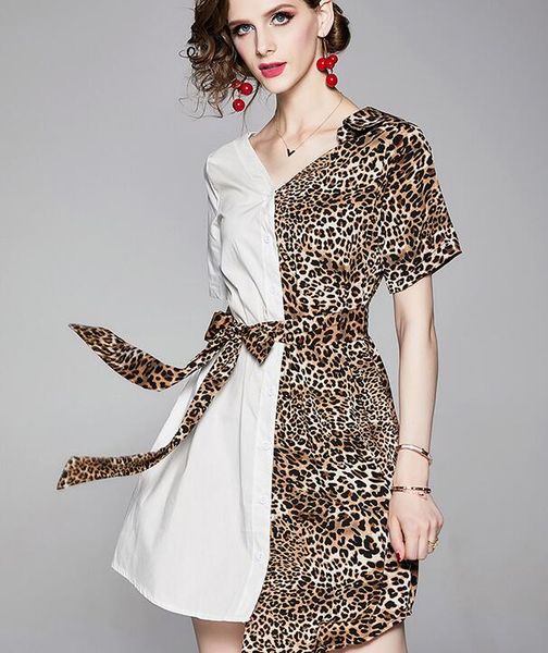 fashion white leopard printed shirt dresses asymmetrical women dresses lapel neck street style dresses knee-length, Black;pink
fashion white leopard printed shirt dresses asymmetrical women dresses lapel neck street style dresses knee-length, Black;pink