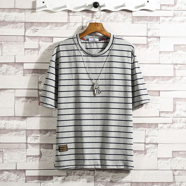 men cotton black striped fitness tshirt white summer streetwear harajuku t shirt oversized hip-hop casual t-shirt male fashion, White;black
men cotton black striped fitness tshirt white summer streetwear harajuku t shirt oversized hip-hop casual t-shirt male fashion, White;black