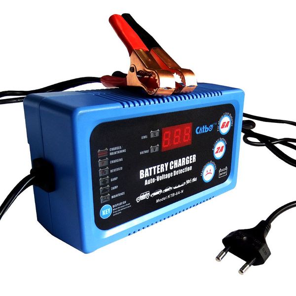 smart car battery charger 6v/12v motorcycle battery charger 2a/6a digital display screen
smart car battery charger 6v/12v motorcycle battery charger 2a/6a digital display screen