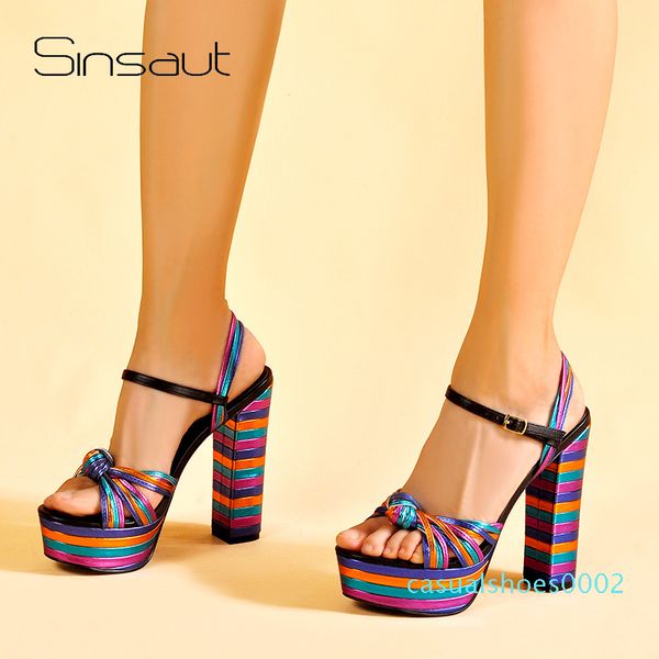 sinsaut summer woman sandal high heels platform sandals square heel wedges shoes for women c02, Black
sinsaut summer woman sandal high heels platform sandals square heel wedges shoes for women c02, Black
