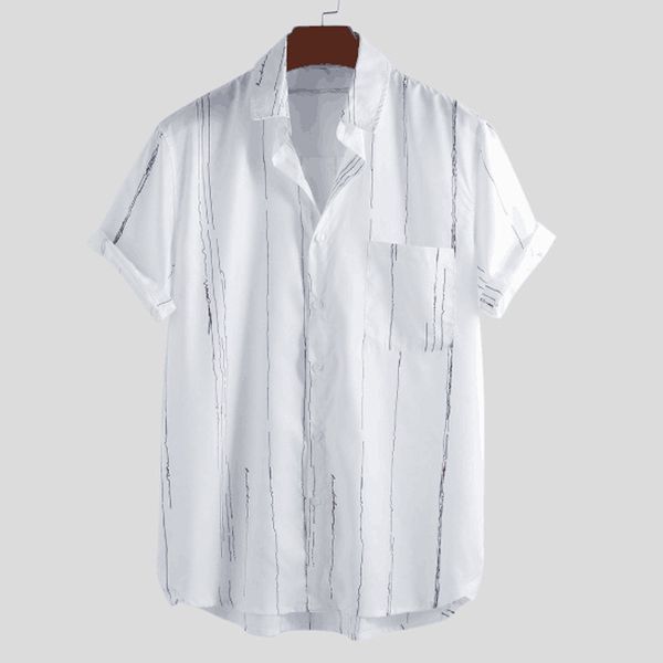 men's casual shirts men short sleeve loose stripe lapel summer loos white nice, White;black
men's casual shirts men short sleeve loose stripe lapel summer loos white nice, White;black