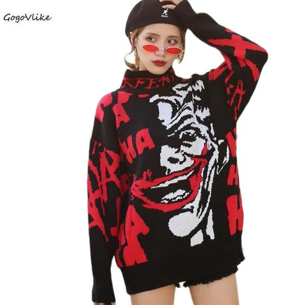 ugly knitted sweaters women winter 2019 cartoon print cute sweater oversized pullover korean turtleneck mujer casual sa535s30, White;black
ugly knitted sweaters women winter 2019 cartoon print cute sweater oversized pullover korean turtleneck mujer casual sa535s30, White;black