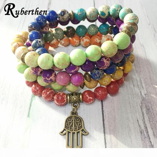 ruberthen мода дизайн 7 чакра regalite бисер браслет латунь ом шарм yoga браслет 108 мала энергетический баланс ювелирные изделия, Black
ruberthen мода дизайн 7 чакра regalite бисер браслет латунь ом шарм yoga браслет 108 мала энергетический баланс ювелирные изделия, Black