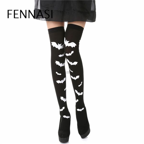 woman's stockings ladies halloween party woman's high elasticity stockings bat pattern compression funny fennasi, Black;white
woman's stockings ladies halloween party woman's high elasticity stockings bat pattern compression funny fennasi, Black;white