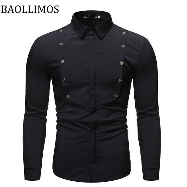 2019 men formal shirts casual autumn shirt long sleeve pocket standcollar blouses men solid button dress shirts, White;black
2019 men formal shirts casual autumn shirt long sleeve pocket standcollar blouses men solid button dress shirts, White;black