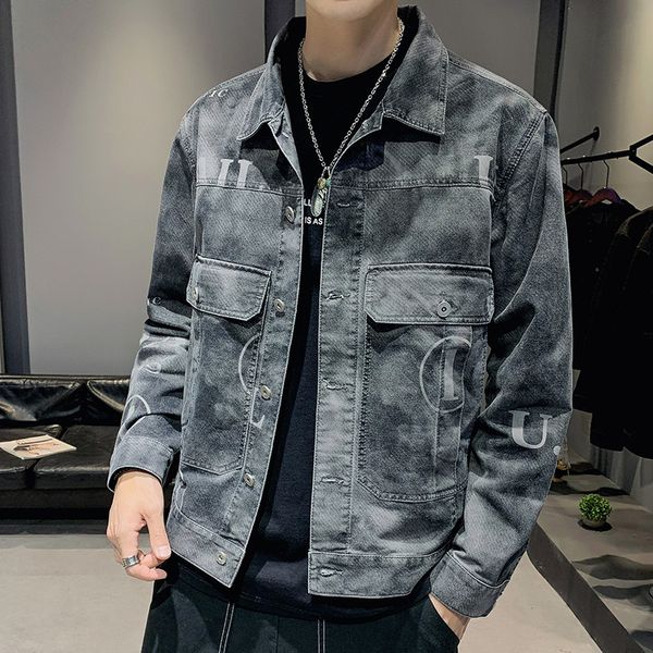 denim jacket men 2019 new spring and autumn casual korean version of the trend of tooling jacket slim handsome clothes, Black;brown
denim jacket men 2019 new spring and autumn casual korean version of the trend of tooling jacket slim handsome clothes, Black;brown
