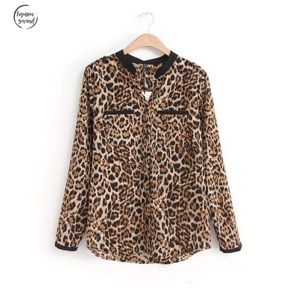 new blouses fashion new women leopard print long sleeve chiffon slim casual brand new dec 8, White
new blouses fashion new women leopard print long sleeve chiffon slim casual brand new dec 8, White