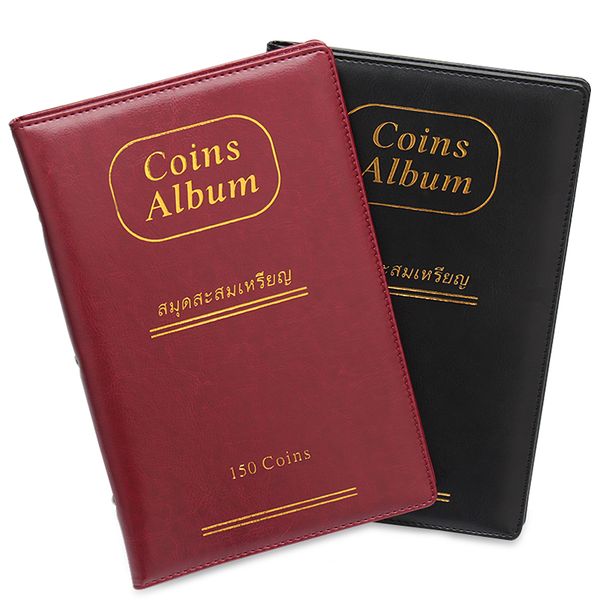 2019 new 10 pages 150 pockets pu leather waterproof world coin stock coin collection book vertical style, Red;black
2019 new 10 pages 150 pockets pu leather waterproof world coin stock coin collection book vertical style, Red;black
