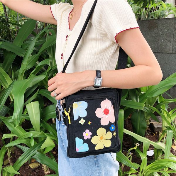 2019 korea style canvas print crossbody bag floral shoulderbags black solid bags student simple zipper bolsos sacamain zipper
2019 korea style canvas print crossbody bag floral shoulderbags black solid bags student simple zipper bolsos sacamain zipper