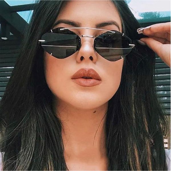 2019 retro women men polygon rimless sunglasses brand design metal frame sunglasses vintage women shades eyewear uv400, White;black
2019 retro women men polygon rimless sunglasses brand design metal frame sunglasses vintage women shades eyewear uv400, White;black