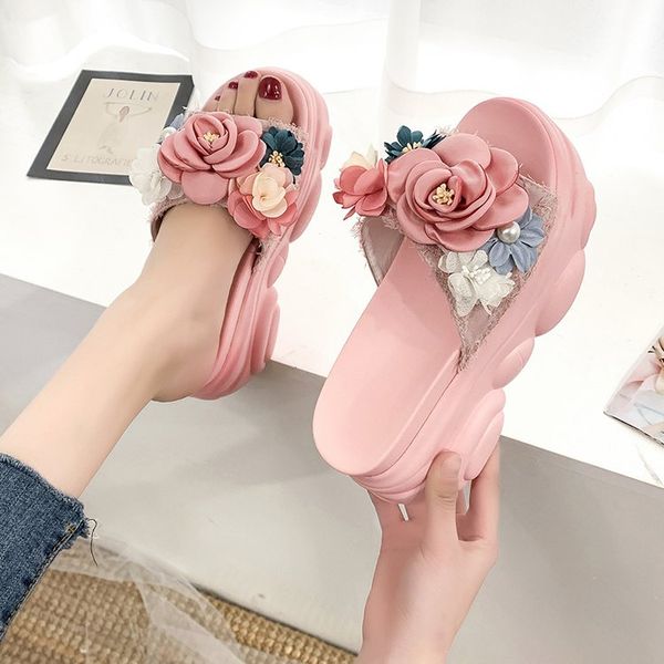 shoes woman 2020 slippers heels luxury slides platform flower slipers women shale female beach soft high flat designer new, Black
shoes woman 2020 slippers heels luxury slides platform flower slipers women shale female beach soft high flat designer new, Black