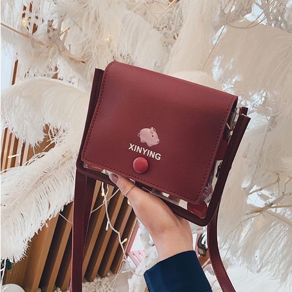 cute pig dot button composite bag shoulder bags stylish transparent printed letter mini mobile phone bag makeup messenger bags
cute pig dot button composite bag shoulder bags stylish transparent printed letter mini mobile phone bag makeup messenger bags
