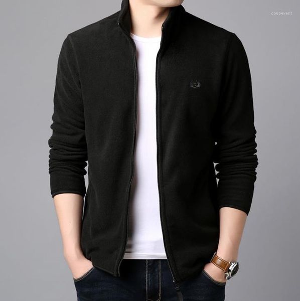 hombres coats clothing men thick fleece jacket solid color winter autumn warm, Black;brown
hombres coats clothing men thick fleece jacket solid color winter autumn warm, Black;brown