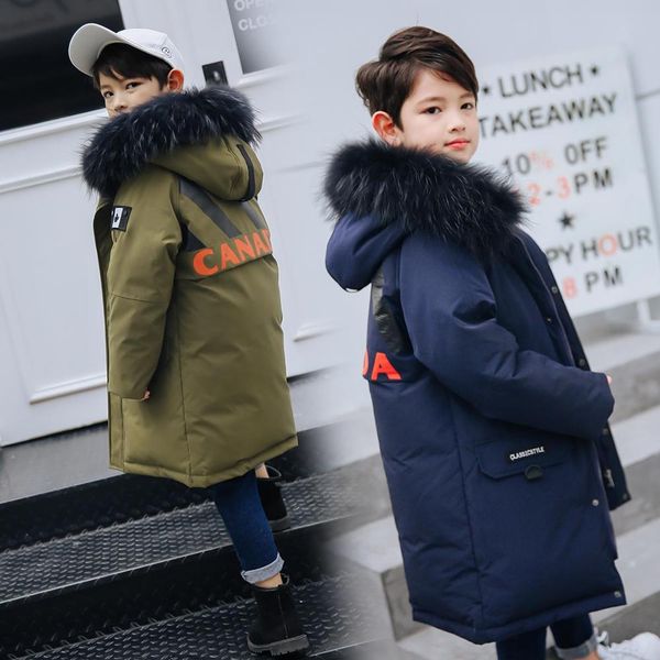 hssczl boys duck down jackets 2019 winter thicken hooded fur collar long children kids boy coat outerwear overcoat ces 8-16y, Blue;gray
hssczl boys duck down jackets 2019 winter thicken hooded fur collar long children kids boy coat outerwear overcoat ces 8-16y, Blue;gray