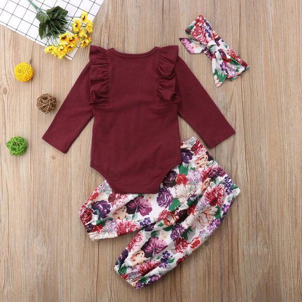 0-18m girl princess clothes set baby girls sleeve romper +floral pants +headband kids clothes autumn wear, White
0-18m girl princess clothes set baby girls sleeve romper +floral pants +headband kids clothes autumn wear, White
